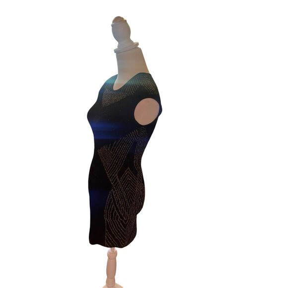 RVN Golden Hour Sheath Mini Black Dress Size 4 MSRP: $450 - Picture 7 of 10